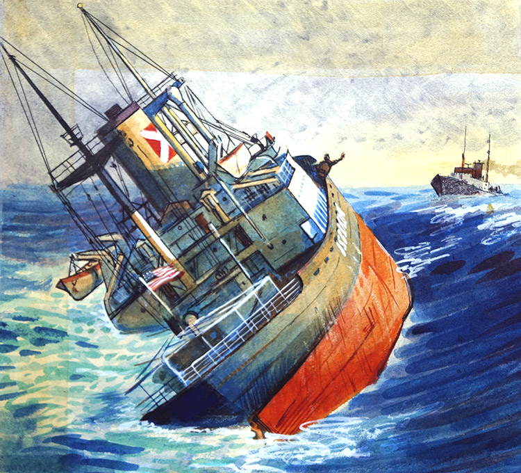 Those In Peril At Sea (Original) by Eric Parker at The Illustration Art Gallery