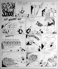 Fright School - Hanging Judge (TWO pages) (Originals)