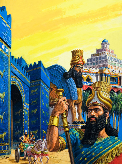 Babylon the Mighty (Original) (Signed) by Ancient History (Payne) at The Illustration Art Gallery