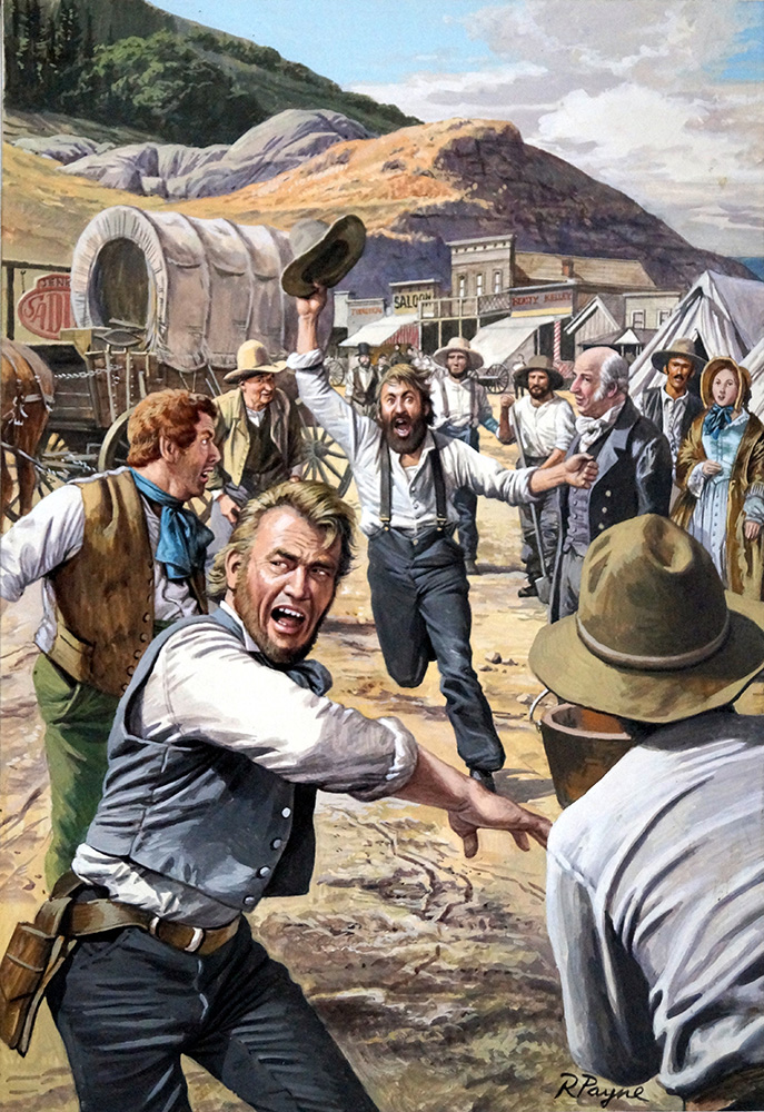 The California Gold Rush (Original) (Signed) art by Roger Payne at The Illustration Art Gallery