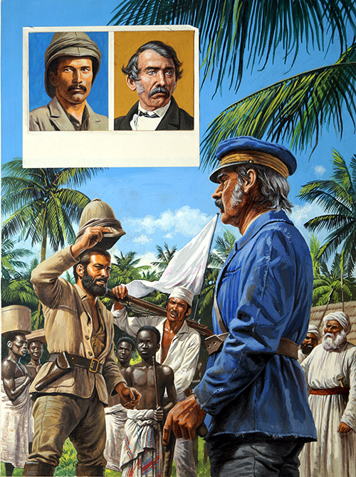 Dr Livingstone I Presume (Original) by British History (Payne) Art at The Illustration Art Gallery