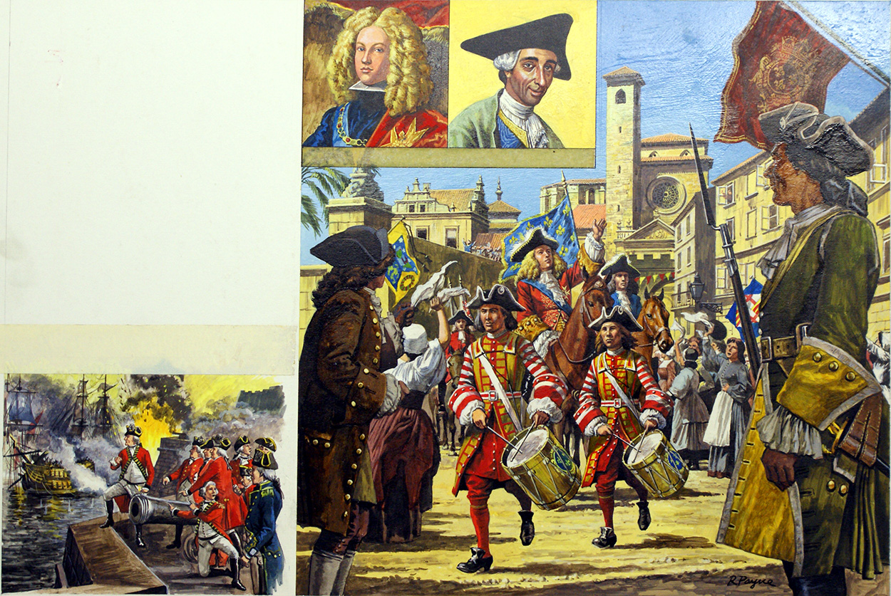 The Kings of Spain (Original) (Signed) art by Roger Payne at The Illustration Art Gallery