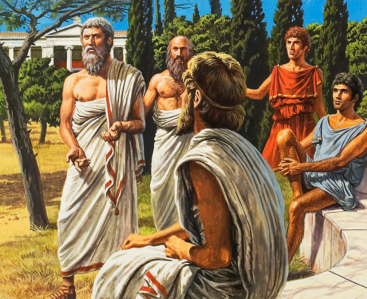 Plato (Original) art by Ancient History (Payne) at The Illustration Art Gallery
