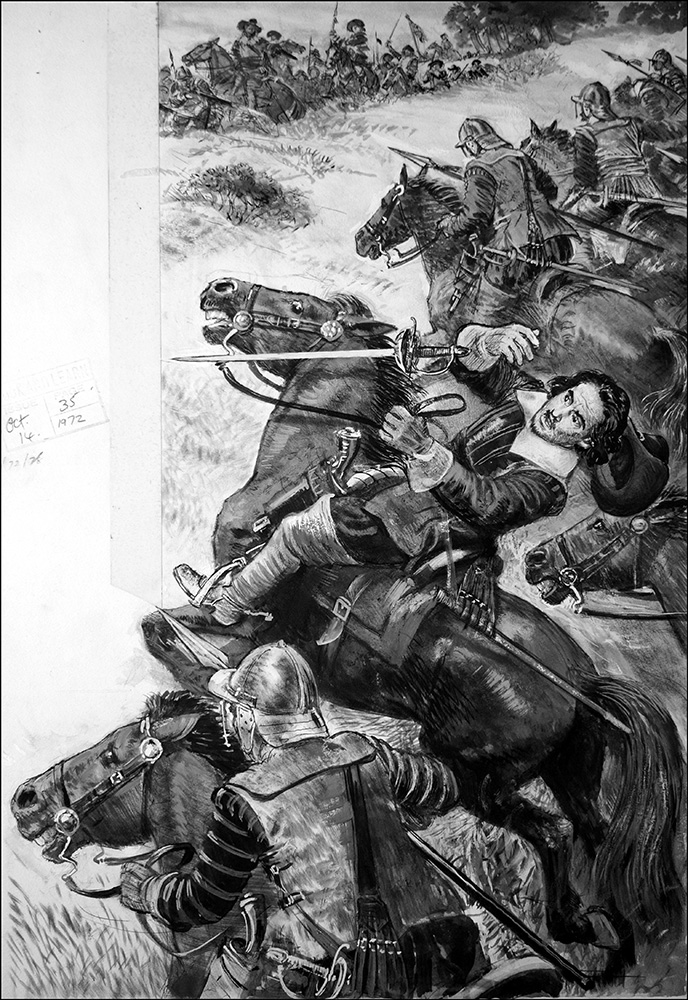 The Tax That Started A Civil War (Original) art by Ken Petts Art at The Illustration Art Gallery