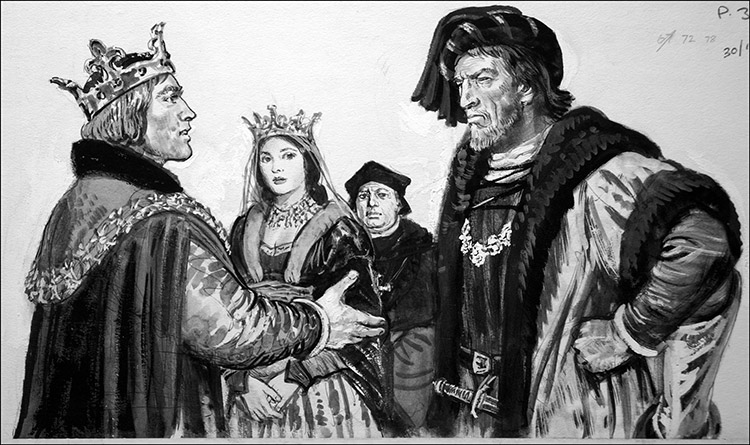 Earl of Warwick - The Kingmaker (Original) by Ken Petts Art at The Illustration Art Gallery