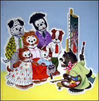 Jolly Dogs Family Portrait (Original)