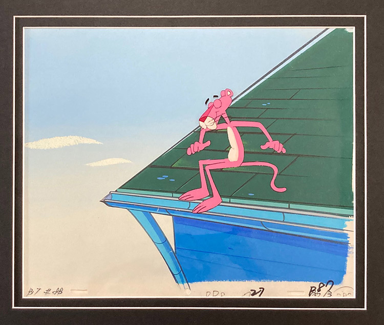 The Pink Panther - Animation Cel and Background (Original) by MGM Studio at The Illustration Art Gallery