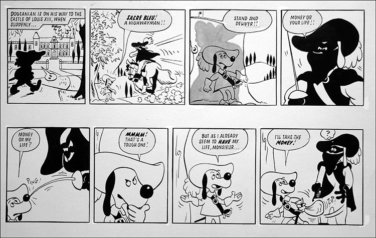 Dogtanian: Stand and Deliver (Original) by Dogtanian (Nick Potter) at The Illustration Art Gallery