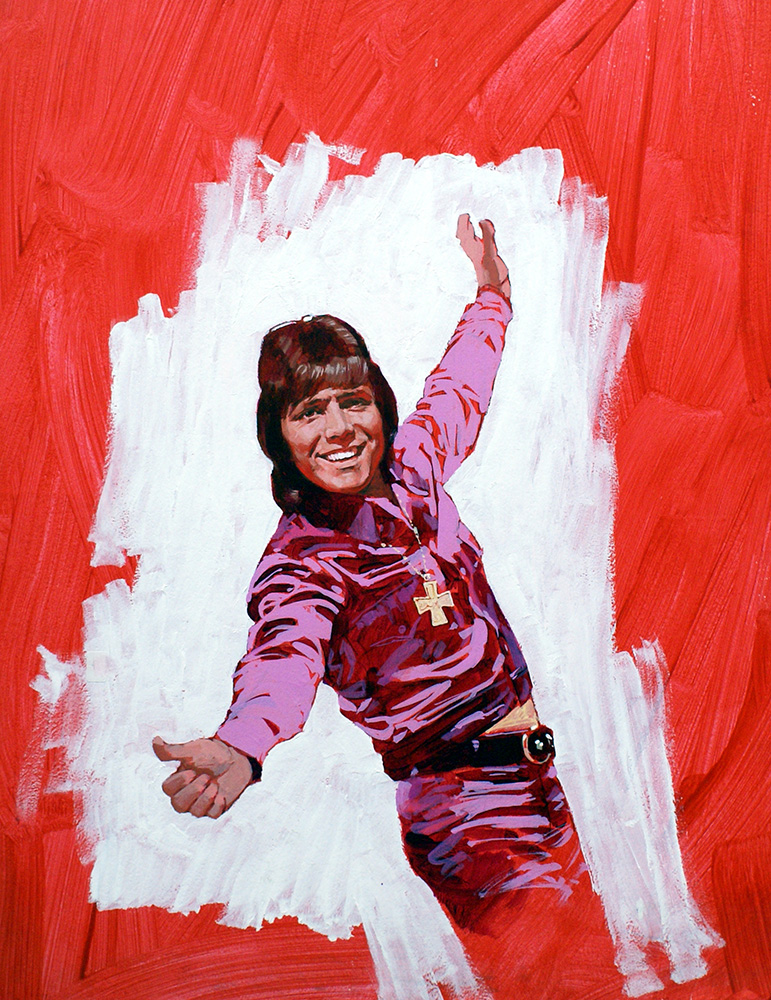 Cliff Richard Lookin cover art (Original) art by Arnaldo Putzu Art at The Illustration Art Gallery