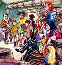 Peter Pan: Brought Before The Captain (Original)