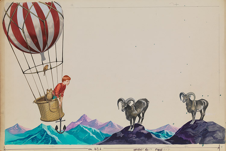Daniel the Balloonist (Original) by More Children's Stories (Ron Embleton) at The Illustration Art Gallery