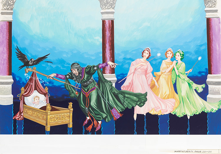 The Sleeping Beauty (Original) by Sleeping Beauty (Ron Embleton) at The Illustration Art Gallery