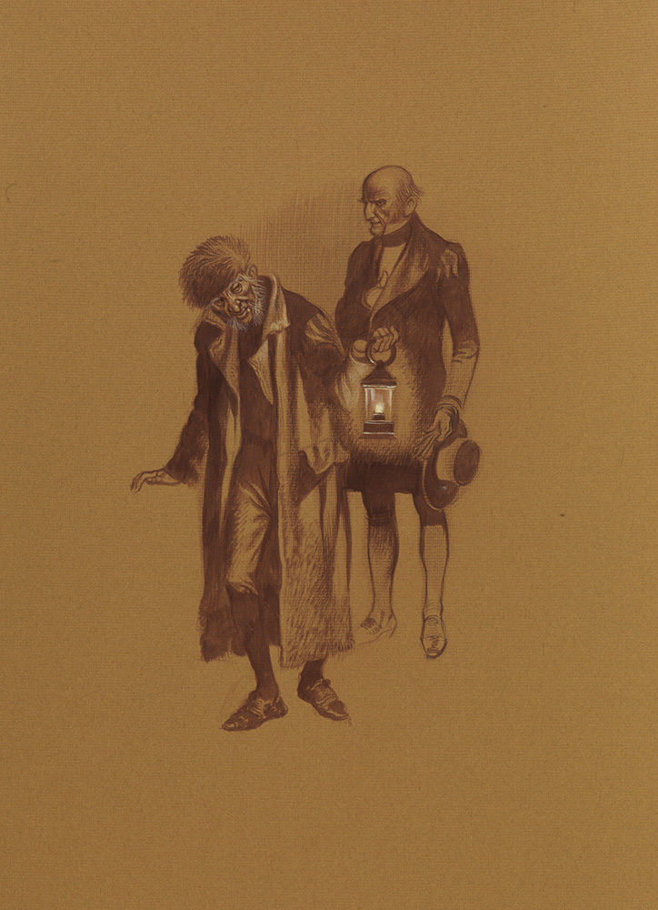 Bleak House - The Lantern (Original) art by Charles Dickens (Ron Embleton) at The Illustration Art Gallery