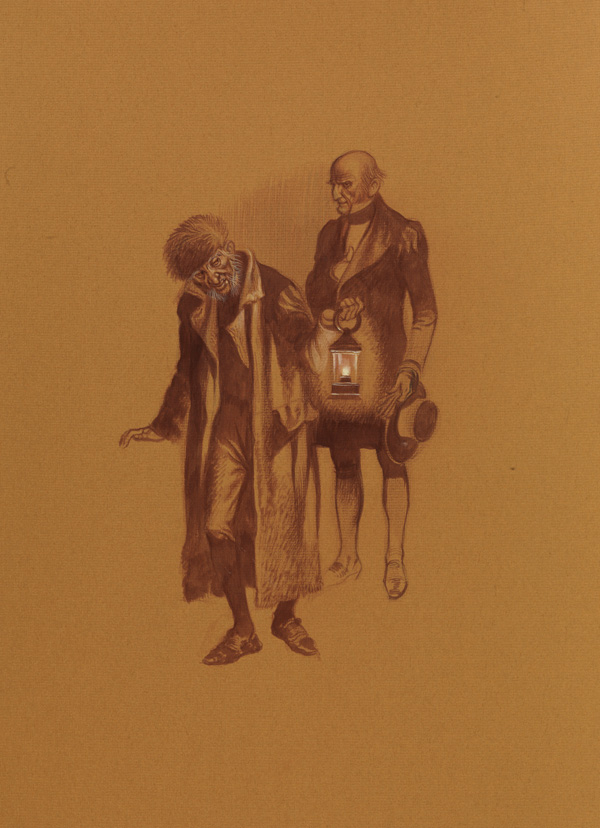 Bleak House - The Lantern (Original) by Charles Dickens (Ron Embleton) at The Illustration Art Gallery