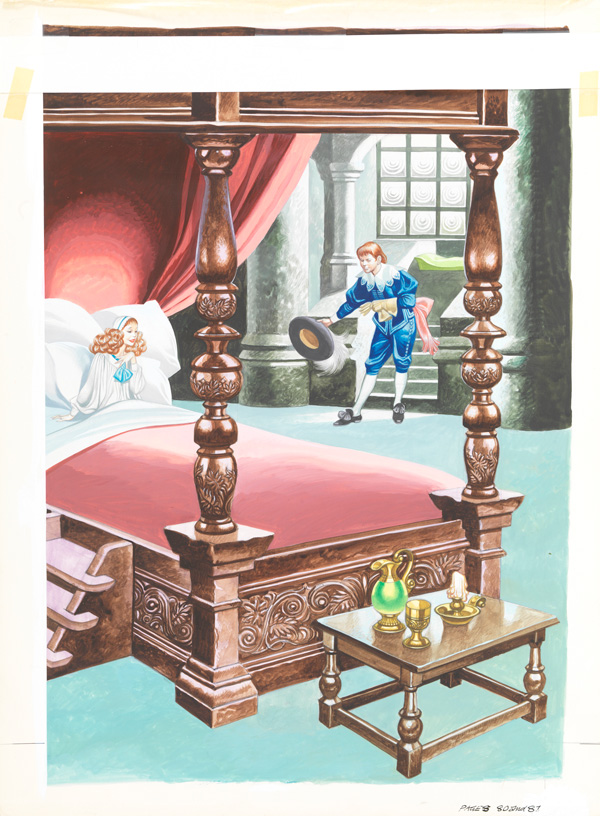 The Real Princess (Princess and the Pea) (Original) by The Real Princess (Ron Embleton) at The Illustration Art Gallery