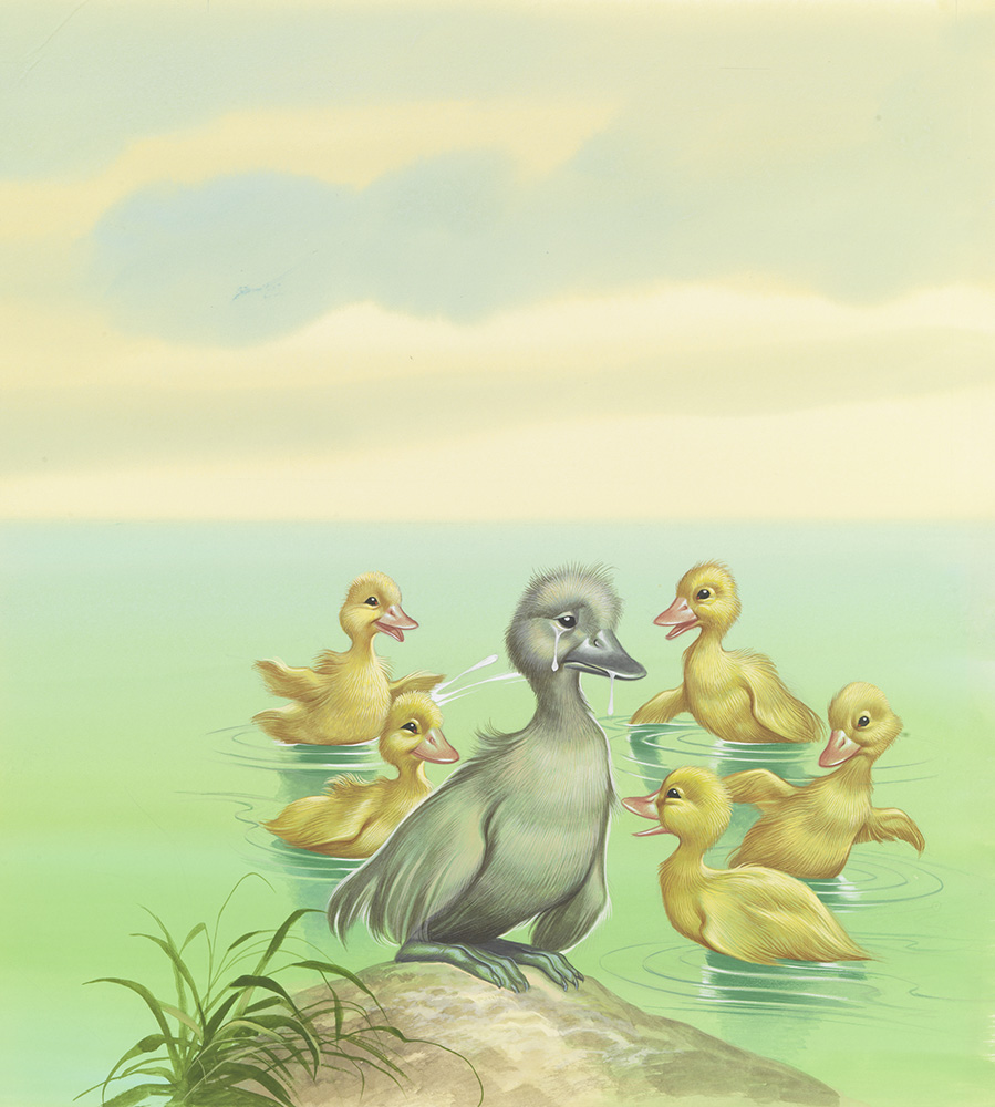 The Ugly Duckling: I Don't Fit In (Original) art by The Ugly Duckling (Ron Embleton) at The Illustration Art Gallery
