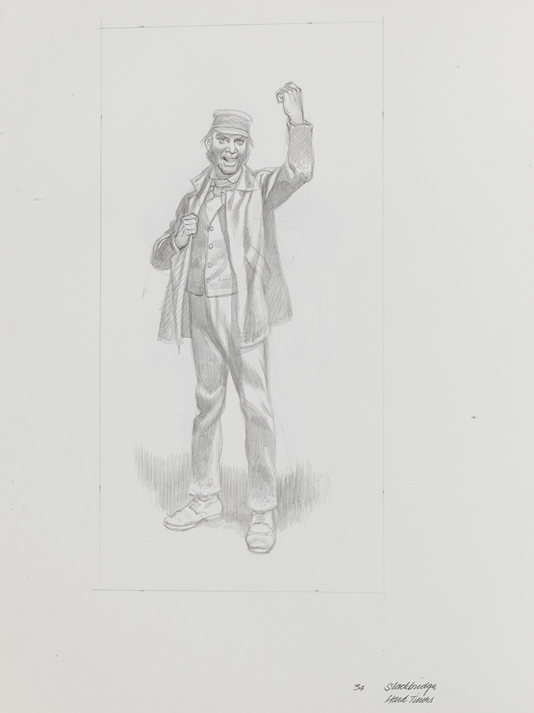 Hard Times - Mr Slackbridge (Original) art by Charles Dickens (Ron Embleton) at The Illustration Art Gallery