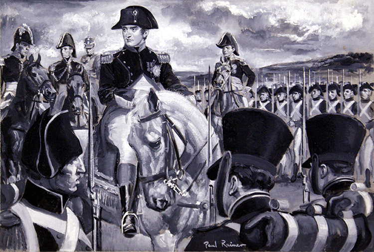 Napoleon's Grand Army (Original) (Signed) by Paul Rainer at The Illustration Art Gallery