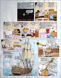 Danger Mouse - Pirate Ship (TWO pages) (Originals)