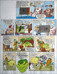 Danger Mouse - Television Knights (TWO pages) (Originals)