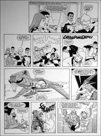Galaxy Rangers: Right You Are Captain (TWO pages) (Originals) (Signed)
