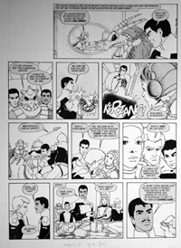 Galaxy Rangers: Who Dare to Interfere (TWO pages) (Originals) (Signed)