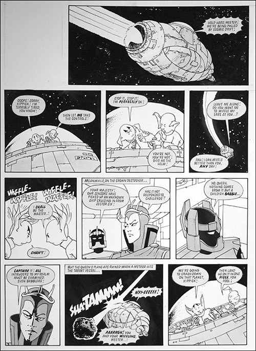 Galaxy Rangers: I Shall Be The Master (TWO pages) (Originals) (Signed) by Galaxy Rangers (Ranson) at The Illustration Art Gallery