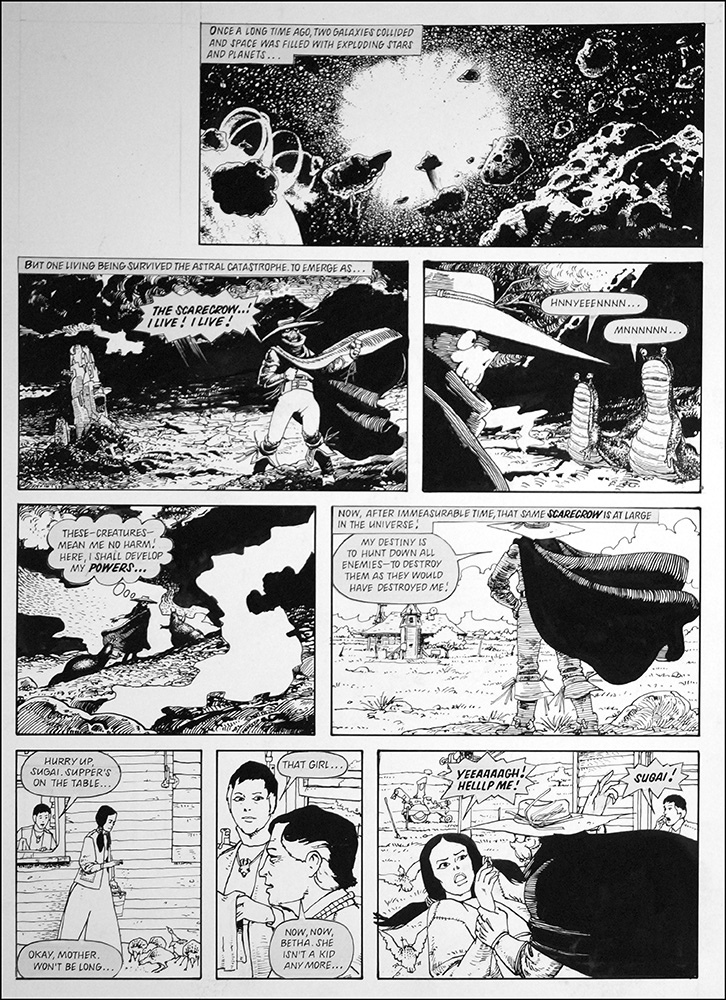 Galaxy Rangers: The Scarecrow (TWO pages) (Originals) (Signed) art by Galaxy Rangers (Ranson) at The Illustration Art Gallery