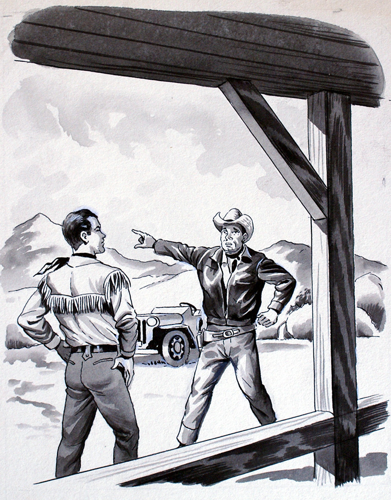 Roy Rogers Adventure Annual #4 (Original) art by Leo Rawlings Art at The Illustration Art Gallery