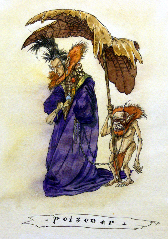 Fairy Wars: The Poisoner (Original) art by Chris Riddell at The Illustration Art Gallery