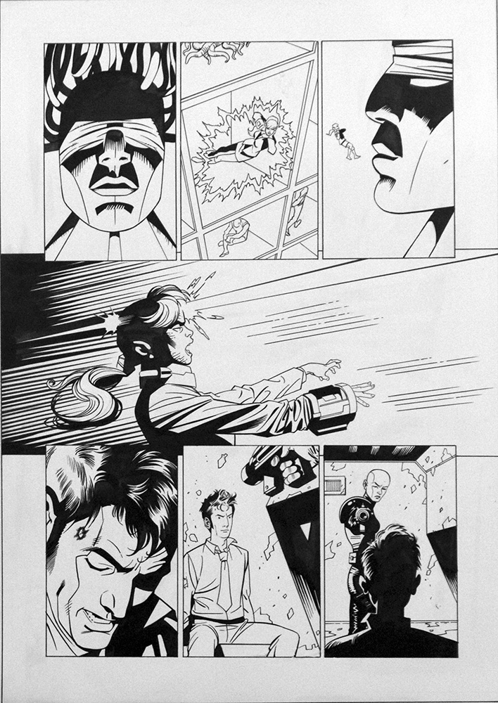 Doctor Who: The Crimson Hand, Part 2 Page 2 (Original) art by David Roach at The Illustration Art Gallery