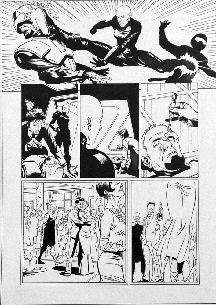 Doctor Who: The Crimson Hand, Part 2 Page 7 (Original) art by David Roach at The Illustration Art Gallery