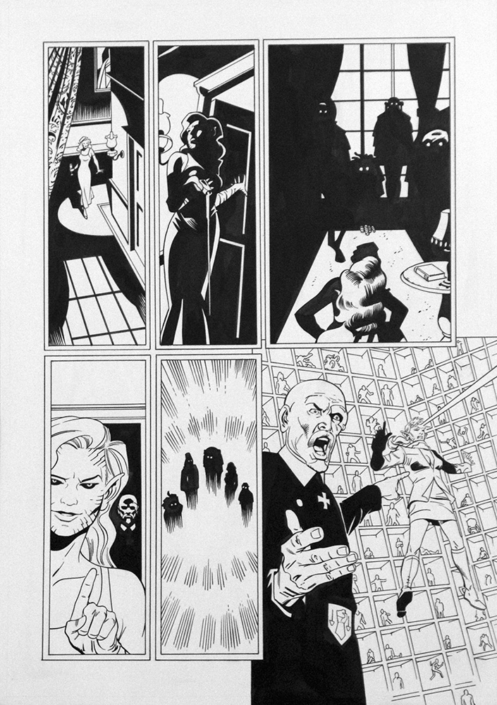 Doctor Who: The Crimson Hand, Part 2 Page 8 (Original) art by David Roach at The Illustration Art Gallery