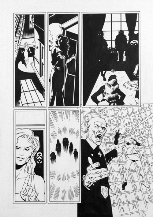 Doctor Who: The Crimson Hand, Part 2 Page 8 (Original) by David Roach at The Illustration Art Gallery