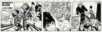 Modesty Blaise daily strip 2182 - Defusing the Bomb (Original) (Signed)