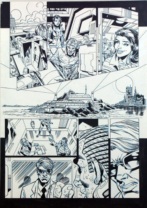 Daredevil comic art page 1 (Original) by John Royle at The Illustration Art Gallery