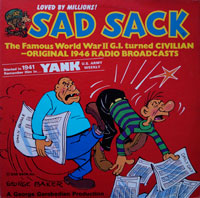 Sad Sack- Original 1946 Radio Broadcasts (vinyl record) by Comics & Magazines at The Illustration Art Gallery