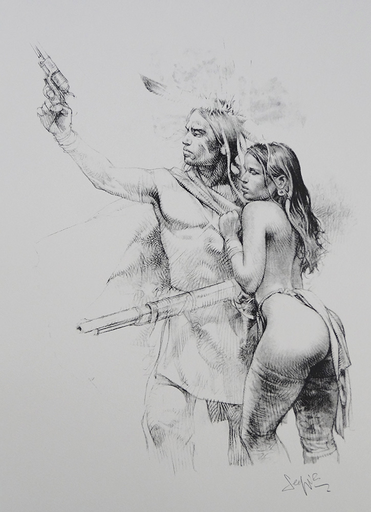 Firearms (Limited Edition Print) (Signed) art by Paolo Serpieri Art at The Illustration Art Gallery