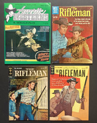 3 signed Issues of The Rifleman & Favorite Westerns #19 (also signed) (Signed) at The Book Palace