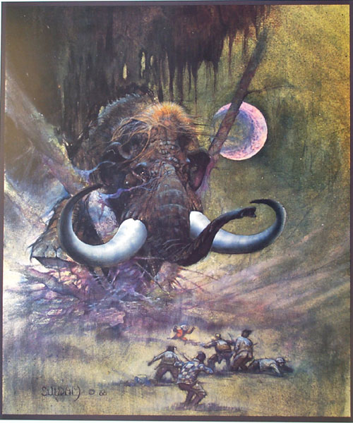 The Mammoth (Limited Edition Print) (Signed) by Arthur Suydam at The Illustration Art Gallery