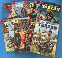 Collection of 10 Dell Tarzan comics (1960)