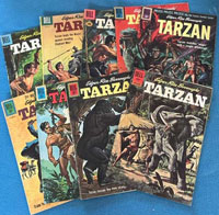 Collection of 9 Dell Tarzan comics