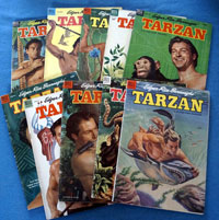 Collection of 10 Dell Tarzan comics (1954)
