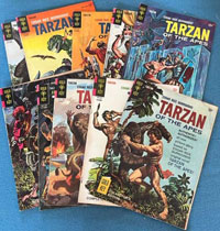 Collection of 10 Gold Key Tarzan comics