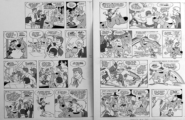 Scooby Doo: Leprechaun (TWO pages) (Originals) by Scooby Doo (Titcombe) at The Illustration Art Gallery