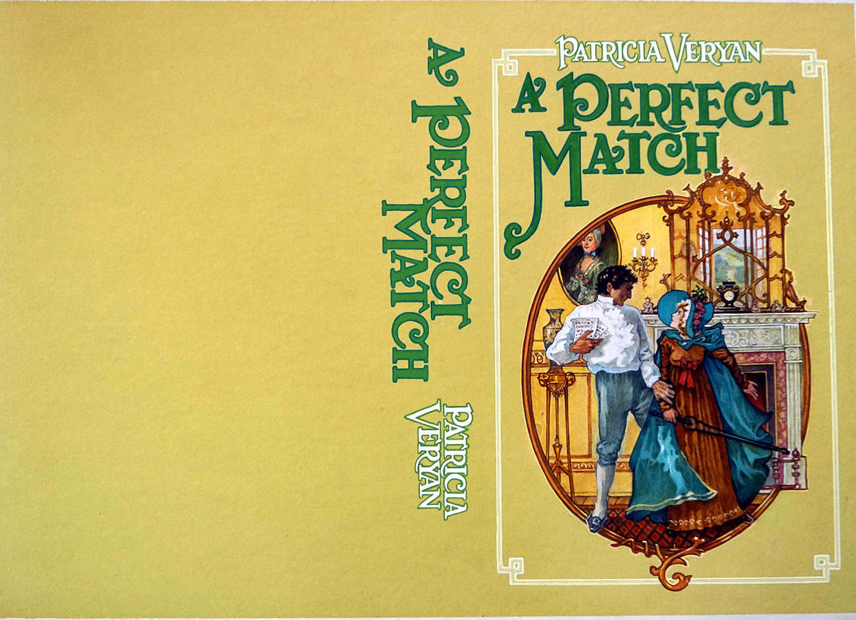 A Perfect Match book cover art (Original) art by 20th Century at The Illustration Art Gallery