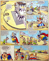 Asterix In the Days of Good Queen Cleo 32 art by Albert Uderzo