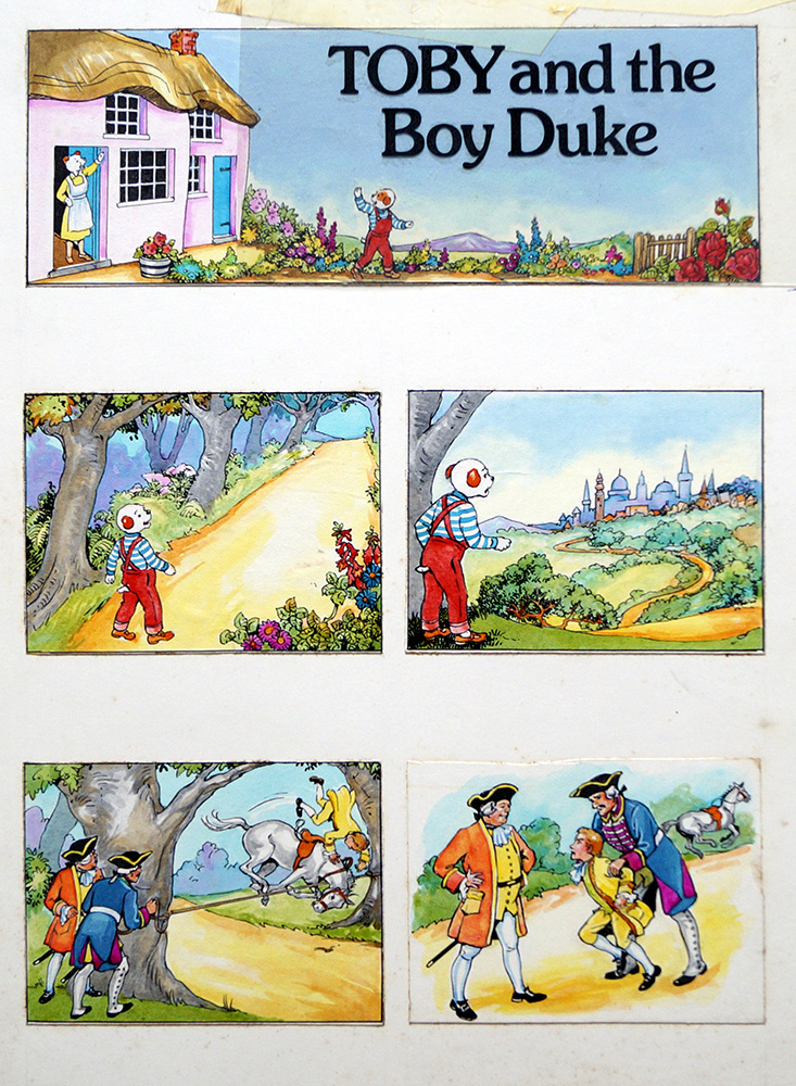 Toby and the Boy Duke (Original) art by Doris White Art at The Illustration Art Gallery