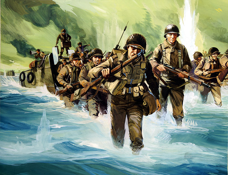 Anzio (Original) by Gerry Wood Art at The Illustration Art Gallery