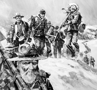 Gold Rush art by Gerry Wood